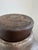 Pair of Large Vintage Indian Tin and Brass Water Vessels With Wooden Cork Stoppers For Sale - Image 10 of 11