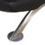 Animal Skin Nicoletti Black Modern Leather Loveseat For Sale - Image 7 of 11