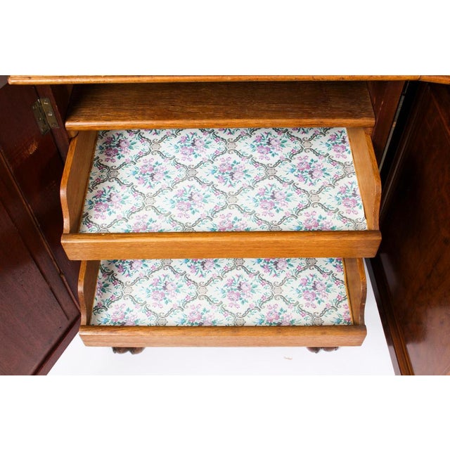 Edwardian Sheraton Revival Mahogany Sideboard, 19th Century For Sale - Image 17 of 18