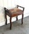 1930s Velvet-Top Wood Storage Stool For Sale - Image 4 of 9