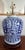 Chinese Monumental Chinese Porcelain Blue and White Double Happiness Lamp For Sale - Image 3 of 9