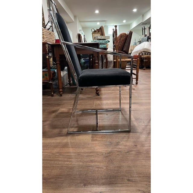 Plastic Mid-Century Chrome Dining Set (5 Pcs) For Sale - Image 7 of 8