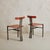 1970s Burnt Orange Leather + Chrome Frame Chairs, Italy 1970s - A Pair For Sale - Image 5 of 11