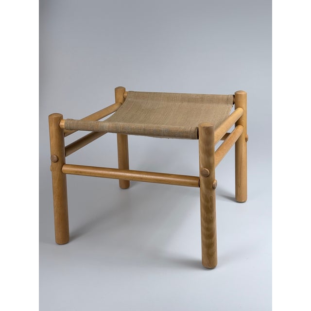 Junker Safari Ottoman attributed to Bror Boije for DUX, Sweden, 1970s For Sale - Image 12 of 12