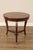 High Quality American Made Mahogany Center Table with Brass Acanthus Accents and Paw Feet