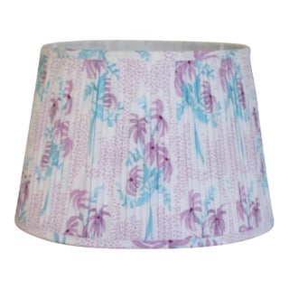 Floral Printed Cotton Lampshade For Sale