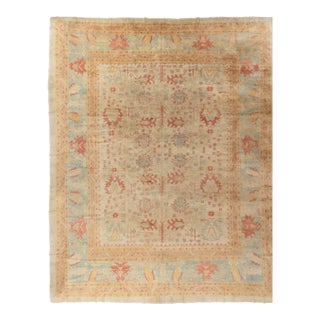 Classic Style Oushak Rug 13'6 X 16'9 For Sale