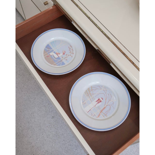 Porcelain Plates by Ginori for Richard Ginori, Set of 4 For Sale - Image 5 of 6