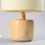 Vintage Elm Table Lamp, France, 1970 For Sale - Image 4 of 10