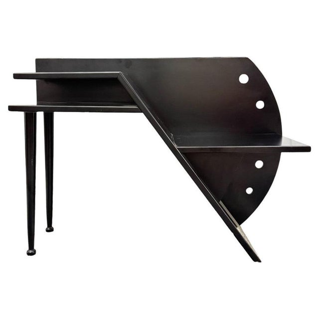 Postmodern Bench with Coffee Table and Magazine Holder attributed to Paul Pallucco, 1980s For Sale - Image 12 of 12