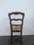 Brown Louis XV Style Straw-Seated Chairs, Set of 4 For Sale - Image 8 of 9