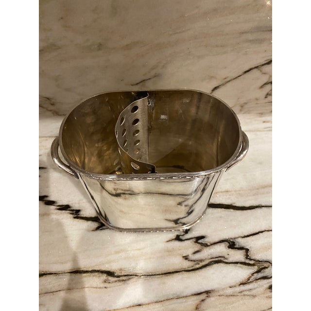 Silver Single Bottle Ice Bucket Chairish