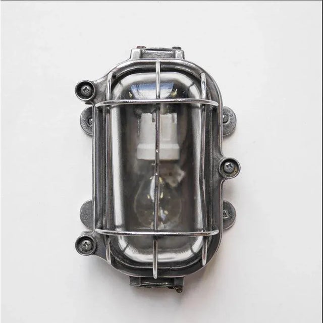 1950s CCCP Transparent Mesh Wall Light, 1950s For Sale - Image 5 of 5