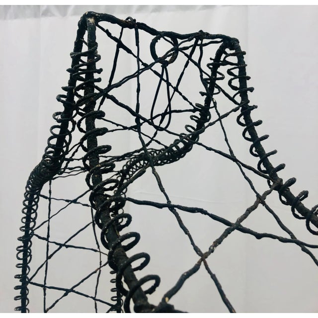 Antique Victorian Bent Wire Plant Stand For Sale In Raleigh - Image 6 of 12