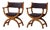 Danish Modern Oak Model Kurul Armchairs attributed to Henning Kjærnulf, 1960s, Set of 2 For Sale