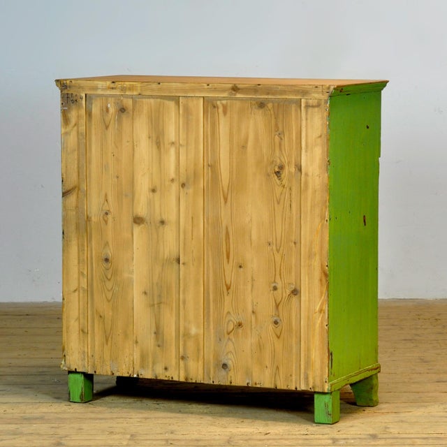 Antique Green Pine Buffet, 1910 For Sale - Image 15 of 16