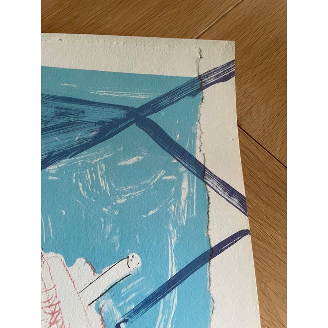 David Hockney, Images Et Pensées Pour Le Magazine "Vogue" Paris, Copyright David Hockney 1985- Imp. Union Paris, Printed in France For Sale - Image 9 of 12