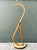 Mid 20th Century Vintage Coastal Bent Rattan Floor Lamp For Sale - Image 5 of 12