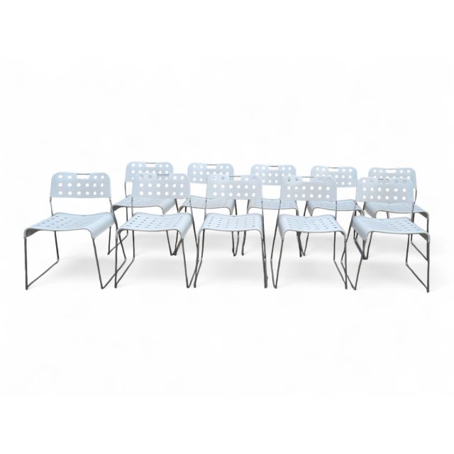 Padova Chairs by Rodney Kinsman for Bieffeplast, 1980s, Set of 10 For Sale - Image 14 of 14