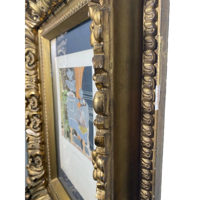 Wood Mid-Century "Le Pot De Fleurs" by Georges Braque, Signed Limited-Edition Collotype For Sale - Image 7 of 11