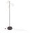 Vintage Floor Lamp in Metal and Brass with Black Marble Base, Italy, 1950s For Sale - Image 6 of 6