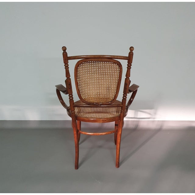 Brown Chair by Josef Hoffmann for Mundus, Vienna, Austria, 1900s For Sale - Image 8 of 18