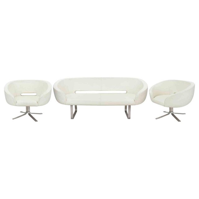 Vintage Rive Droite Sofa & Chairs by Patrick Norguet for Cappellini, Set of 3 For Sale - Image 12 of 12