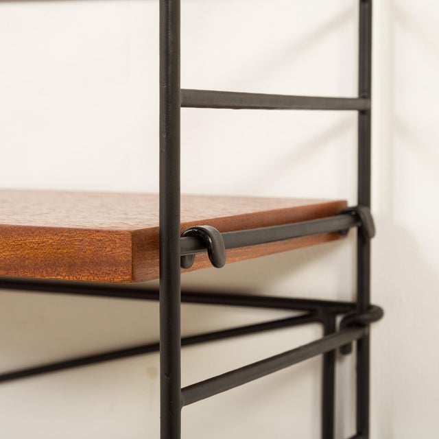 Mid-Century Modern Scandinavian String Free Standing Shelving Unit by Kajsa & Nils Nisse Strinning, Sweden, 1960s For Sale - Image 9 of 10