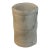 Vintage Heavy Solid White Marble Stone Vessel / Brush Holder / Bud Vase For Sale