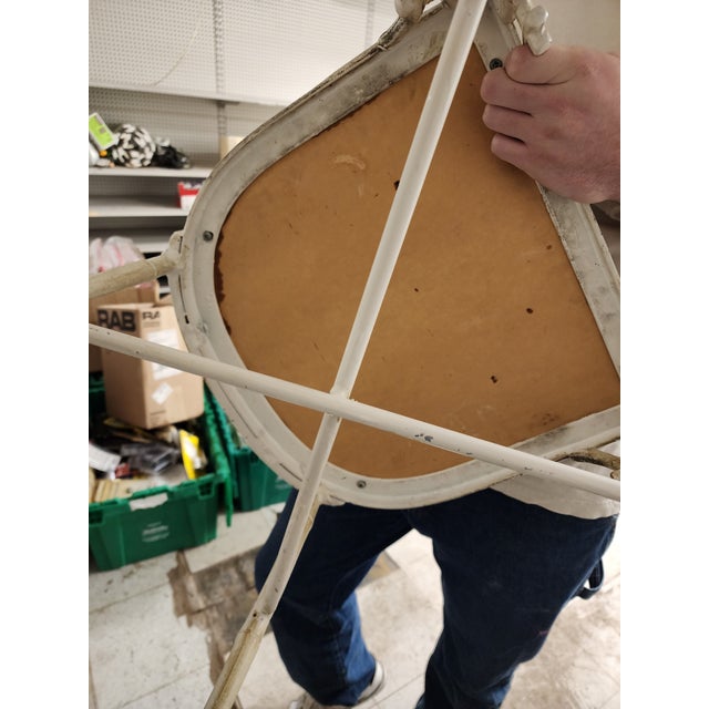 Cast Aluminum Faux Bamboo Kessler Industries Dining Set, Attributed - 7 Piece Set For Sale - Image 13 of 13