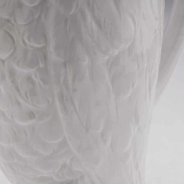 Antique Cockatoo Silver and Porcelain Claret Jug from Asprey & Co, 1912 For Sale - Image 12 of 18