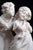 : Antique alabaster sculpture depicting love, dating back to the second half of the 19th century and signed by A. Del...