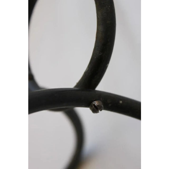 Large Wrought Iron Floor Candelabra, 1950s For Sale - Image 18 of 18