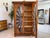 Biedermeier Sun-Shaped Display Cabinet in Walnut For Sale - Image 3 of 12