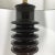 Ceramic Insulator Spool Lamp With Solid Walnut Base For Sale - Image 9 of 12