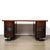 This Art Deco Machine Age partner desk, crafted in France circa 1940, is an exceptional example of streamlined...
