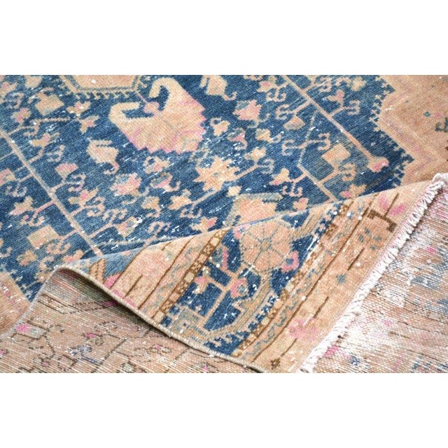 1960s Vintage Malayer Hand Knotted Rug,3'1"X11' For Sale - Image 4 of 4