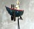 Blue Large Vintage Kinetic Boat Nautical Balancing Sculpture in Metal, 1950s For Sale - Image 8 of 15