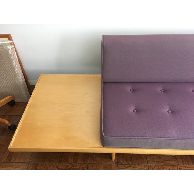 MidCentury Modern Sofa With BuiltIn Side Table Chairish