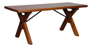 Vintage French Oak Dining Table, 1960