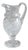 Vintage Cut Glass Jug, 1930s For Sale