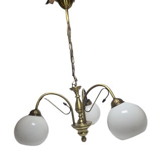 Vintage Art Nouveau Chandelier, Poland, 1970s For Sale