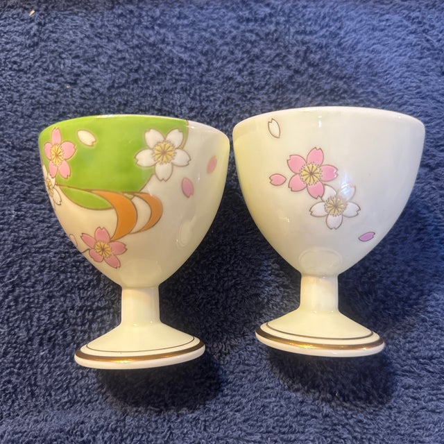 Late 20th Century Vintage Japanese Arita Ware Wine Glasses – Set of 5 in Original Box For Sale - Image 5 of 8