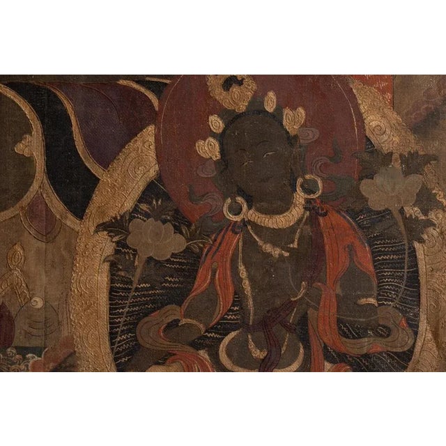 Textile Tibetan Thangka Decoration For Sale - Image 7 of 9