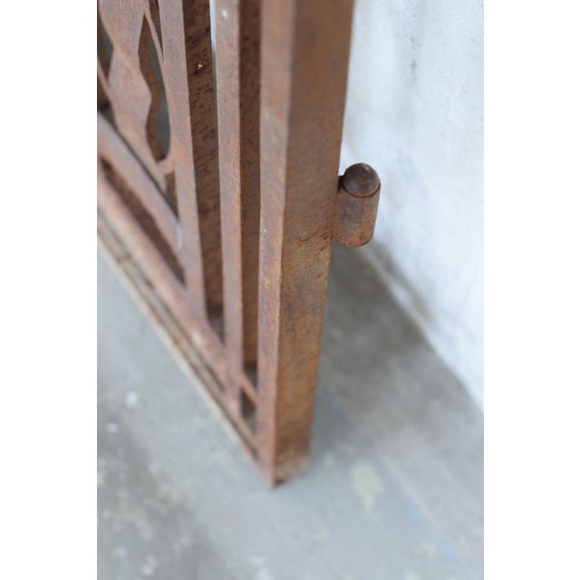 Metal and Bronze Ironwork Entrance Door by Charles Piguet Lyon, 1919 For Sale - Image 14 of 18