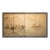 1960s Shōwa Era Japanese Silk Byobu Screen "Mountain Landscape With Houses" For Sale