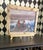 Blue 1990s Original Coastal Figural Seascape Oil Painting in Rustic Wood Frame, 18" For Sale - Image 8 of 16