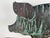Folk Art Antique Copper Pig Folk Art Weathervane on Custom Iron Stand For Sale - Image 3 of 12