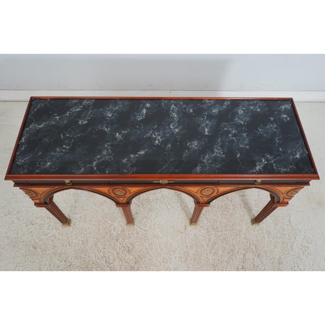 1990s John Widdicomb Russian Empire Console Sideboard Table For Sale - Image 5 of 12