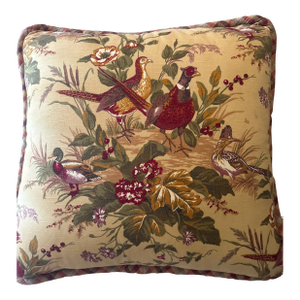 Set of 3 Scalamandré Linen 26” Designer Pillows